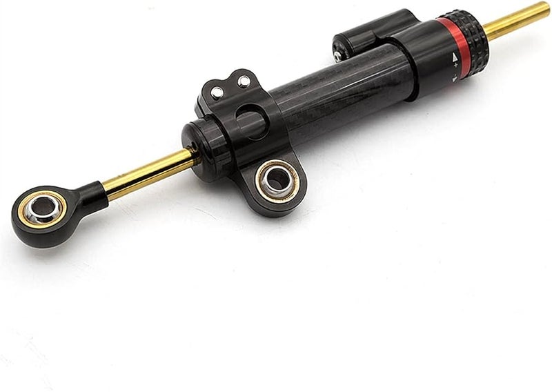 Khaki Carbon Fiber Motorcycle Steering Damper Stabilizer Kit For Kawasaki Ninja ZX6R - Image 4