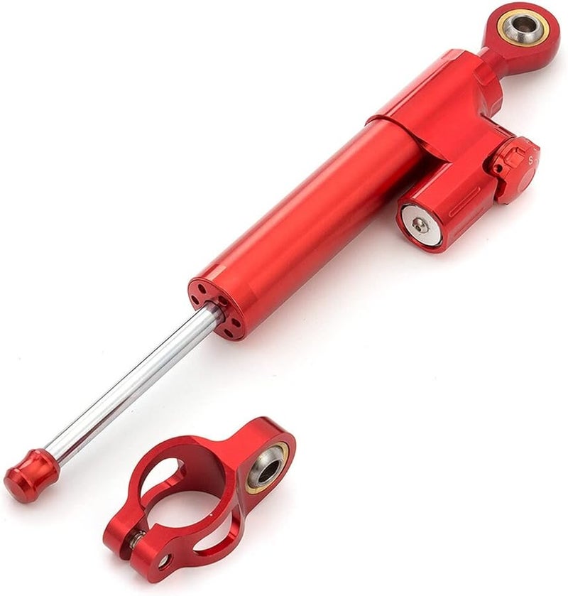 Khaki Carbon Fiber Motorcycle Steering Damper Stabilizer Kit For Kawasaki Ninja ZX6R - Image 1