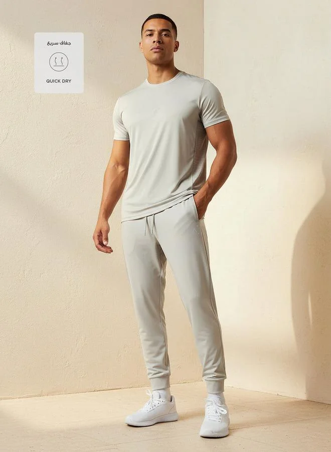 Splash Active Beige Men Performance T-shirt for Men | Best Price UAE
