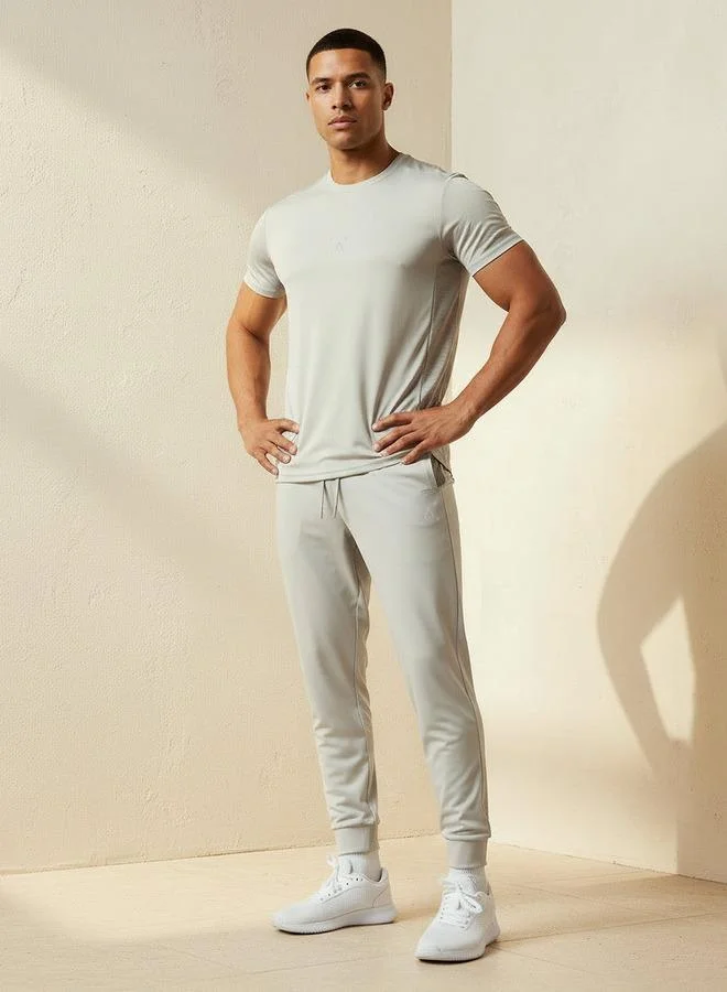Splash Active Beige Men Performance T-shirt for Men | Best Price UAE