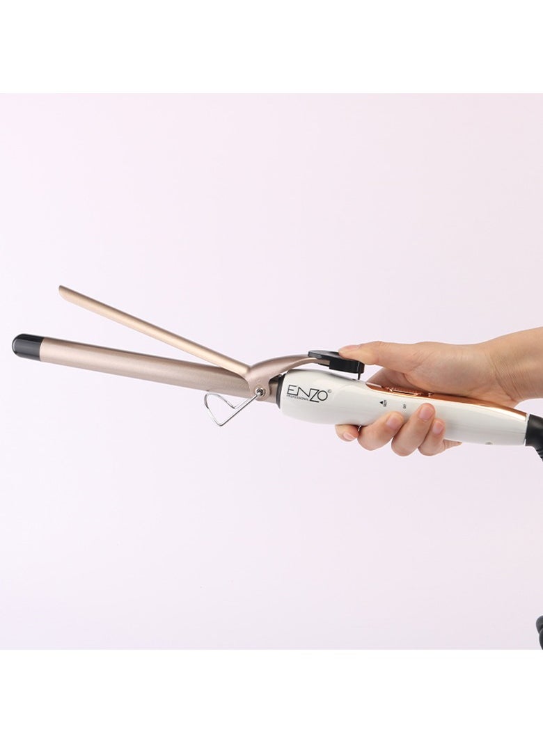 ENZO Professional - ENZO High Quality LED Display Barrel Hair Curling Iron Professional Salon Use Electric Spin Hair Curler - Image 1