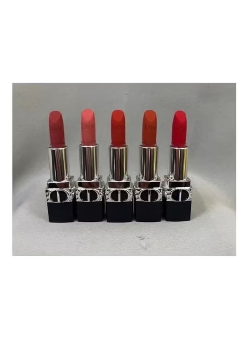 Dior Rouge Mini Lipstick Set – Hydrating Long-Lasting Matte & Satin Finish Lipsticks (Multi-Color Set) - Image 2
