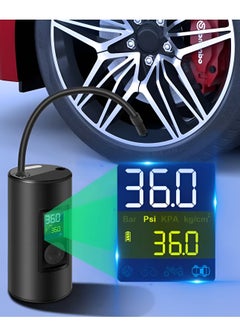 BORTONY Bike Pump Portable Electric Tire Inflator LED Light 4000mAh USB Rechargeable Battery Ball/Motorcycle/Bike/Car Air Pump  - Image 4