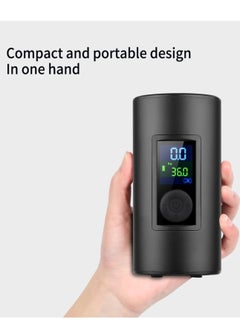 BORTONY Bike Pump Portable Electric Tire Inflator LED Light 4000mAh USB Rechargeable Battery Ball/Motorcycle/Bike/Car Air Pump  - Image 5