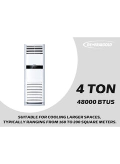 GeneralGold General Gold 4 Ton Floor Standing Air Conditioner with WiFi, 48000 BTU Inverter, T3 Compressor Cool, Heat R410, Freestanding Portable Stand Alone Split Ac Unit, 4T Indoor Mobile Tower Air Condition  - Image 2