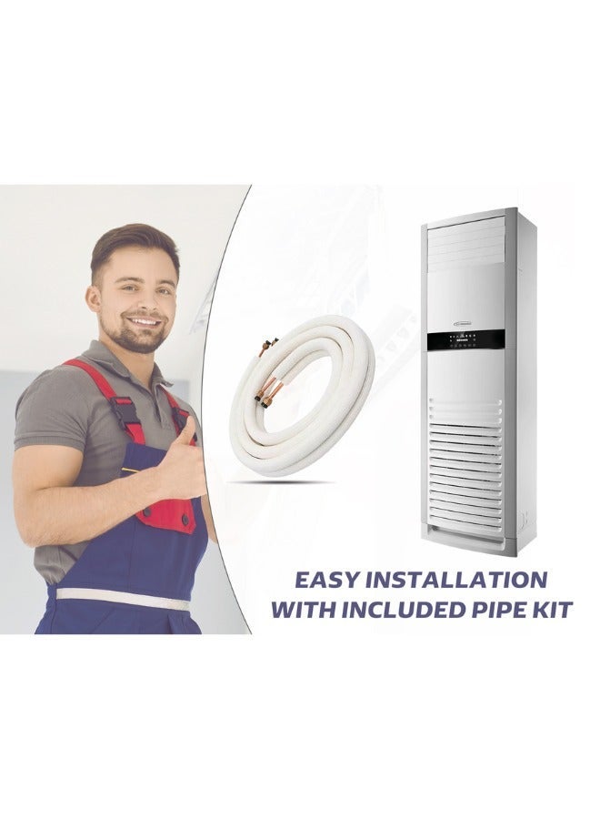 GeneralGold General Gold 4 Ton Floor Standing Air Conditioner with WiFi, Inverter, T3 Compressor Cool, Heat R410, Freestanding Portable Stand Alone Split Ac Unit, 4T Indoor Mobile Tower Air Condition - Image 5