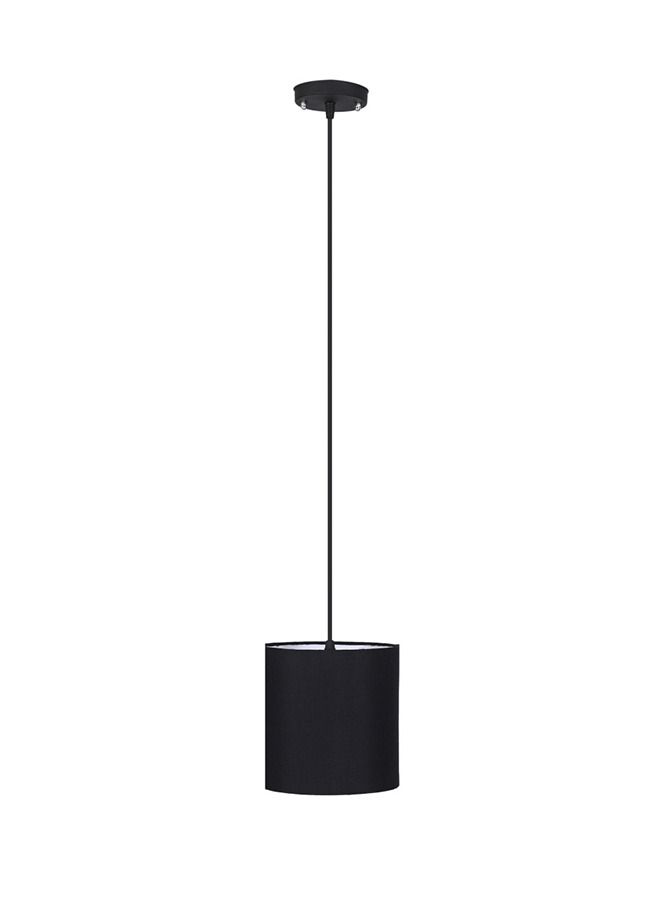 El Rawda Lighting Regata Ceiling Lamp - Single | modern decorative LED E27 pendant light ceiling lamp hanging | suitable for any room | Color: Black | Size: 70x18 cm - Image 1