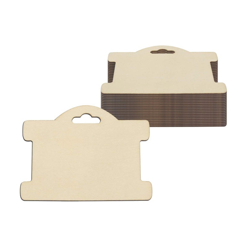 Jewelry Display Cards Holders Wood Bracelet Necklace Earring Cards 394x287 in 20 Pcs
