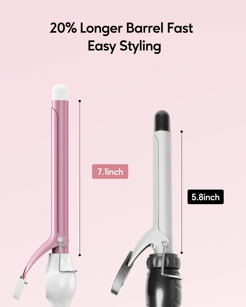 ORYNNE Ceramic Curling Iron, 3/4 Inch Barrel, Digital Temp Control, Fast Heat Up, 7 Adjustable Temperatures, 60 Min Auto Shut Off - Image 5