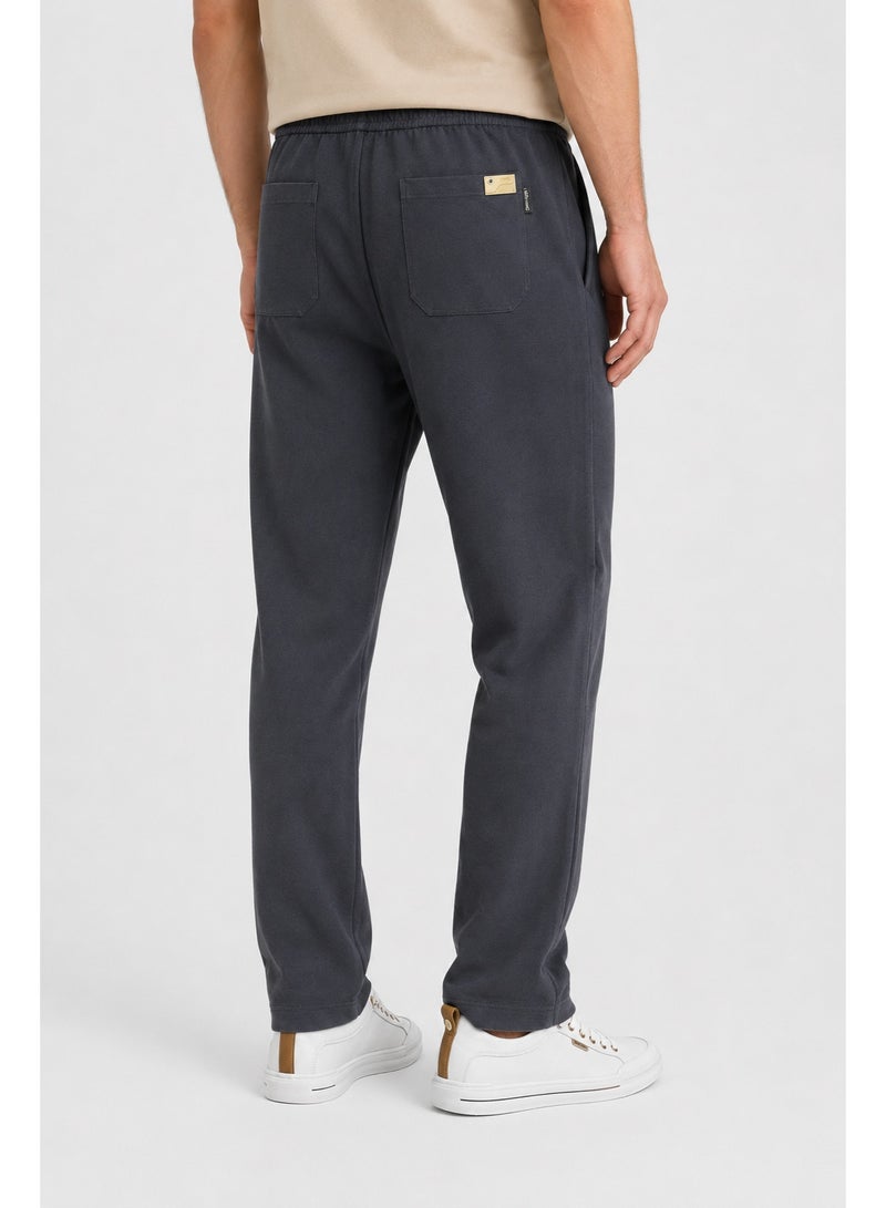 WHITE RABBIT Men’s Casual Wide Leg Jogger Pants – Adjustable Drawstring - Image 4