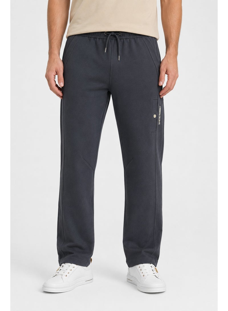 WHITE RABBIT Men’s Casual Wide Leg Jogger Pants – Adjustable Drawstring - Image 1
