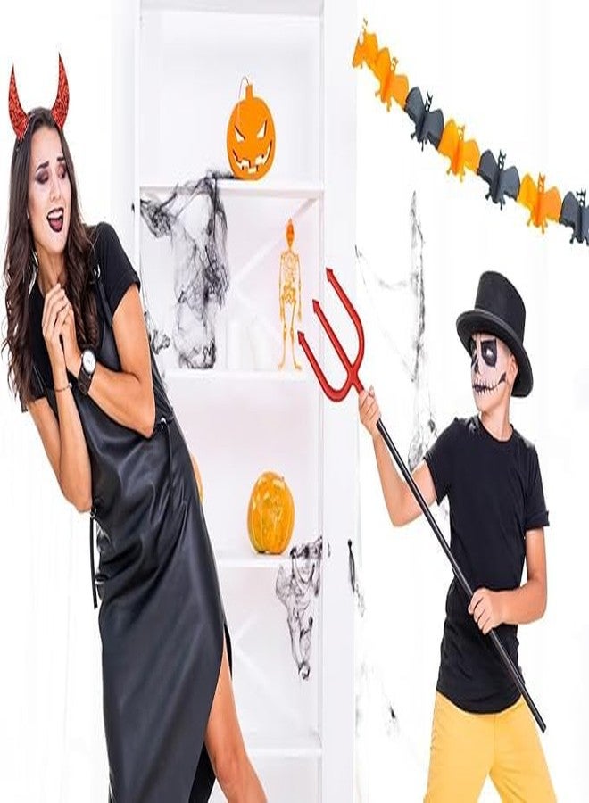 PartyToko PT Fake Devil Pitchfork Devils Demon Cosplay Trident Prop Halloween Fake Devils Fork for Halloween & Cosplay Outfits - Pack of 1pc - Image 4