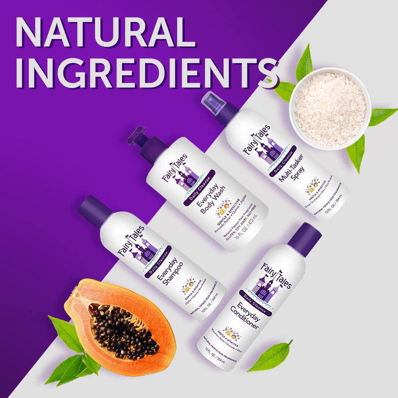 Fairy Tales Daily Cleanse Everyday Kids Body Wash - Soap for Bath or Shower, Body Wash For Kids With Clean and Natural Ingredients, Delicious Pear Citrus Scent â€“ 16 oz. - Image 5