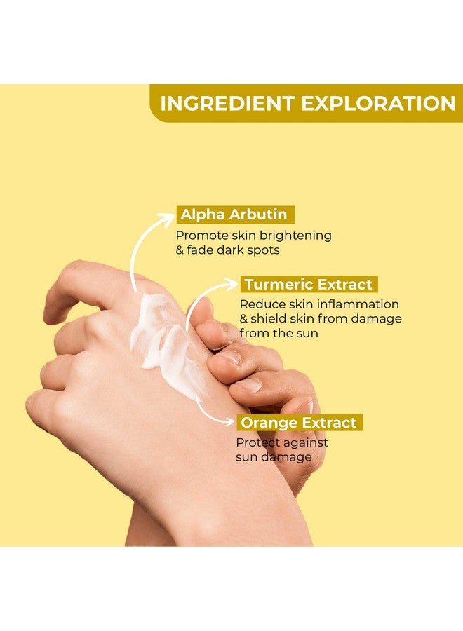 SOKU Sun Protection Daily Glow Sunscreen SPF 50 for All Skin Types | PA++++ with Alpha Arbutin, Turmeric and Orange Extract | For Men & Women | UVA & UVB Filters | No White Cast, Non Greasy (50ml) - Image 3