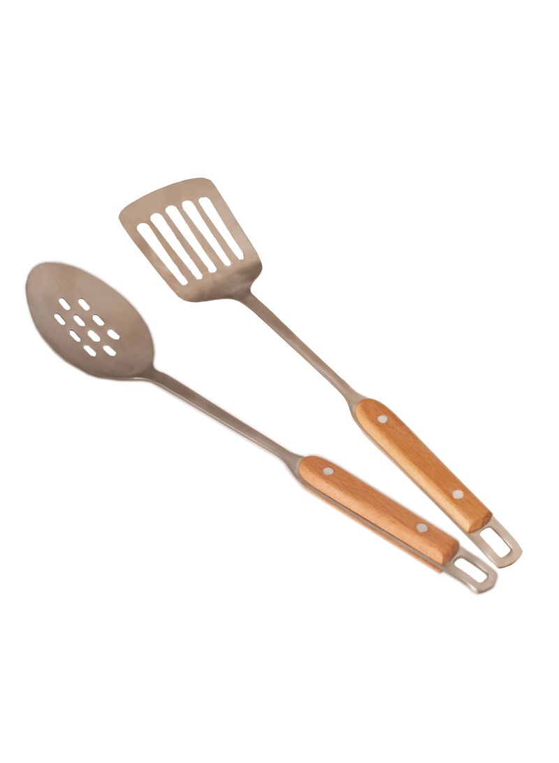 2-Piece stainless steel  Cooking Ladle Set  - Image 1