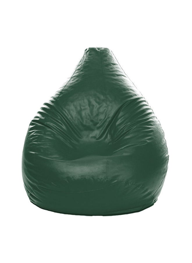 Jumbble - XL Faux Leather Multi-Purpose Bean Bag With Polystyrene Filling Night Green - Image 1