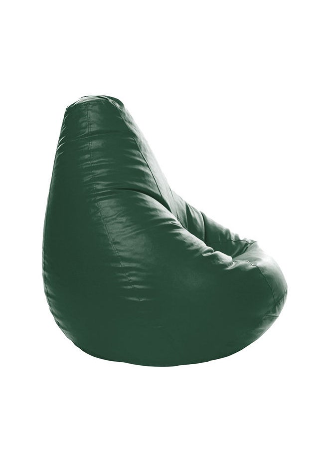 Jumbble - XL Faux Leather Multi-Purpose Bean Bag With Polystyrene Filling Night Green - Image 1