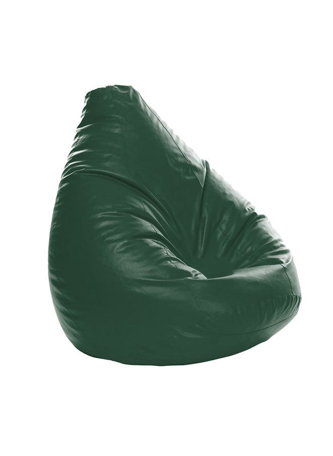 Jumbble - XL Faux Leather Multi-Purpose Bean Bag With Polystyrene Filling Night Green - Image 1