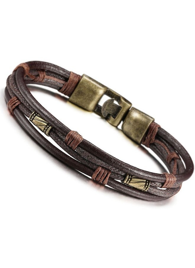 Jstyle Mens Vintage Leather Wrist Band Brown Rope Bracelet Bangle - pzsku/ZC7C6168F6AFCAFC4A010Z/45/_/1741330023/5984c8a5-bdd9-4756-b6c4-653638fa57e8