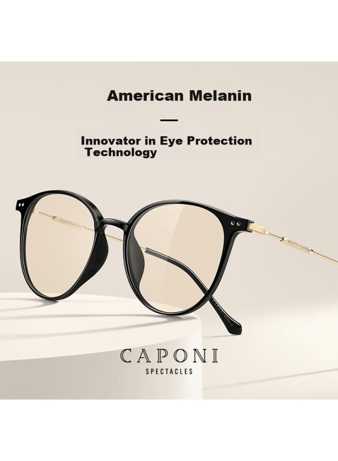 CAPONI كابوني بروفيشنال بلو لايت بلوكينج جل - حماية من أشعة UV السوداء - نظارات حاسوب وهاتف بعدسات شفافة - مستوردة من USA - Image 1