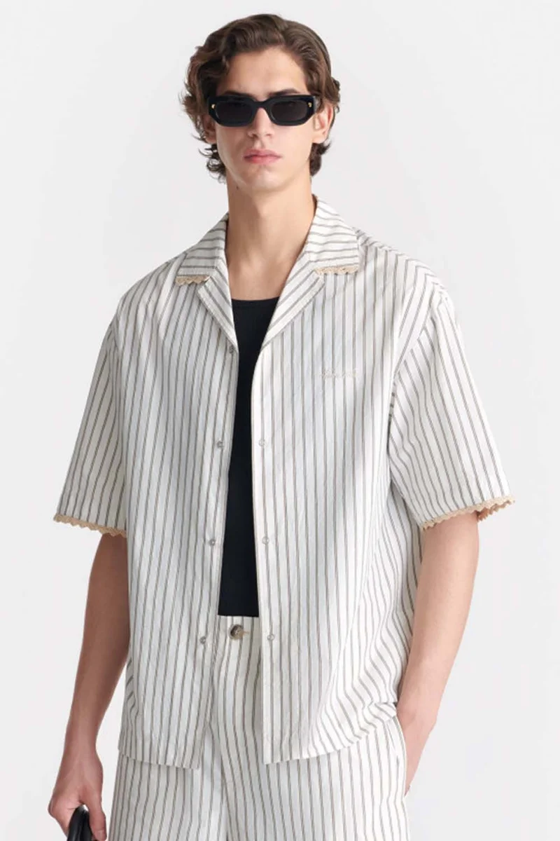 Nanushka Tailored Organic Cotton Camp Shirt