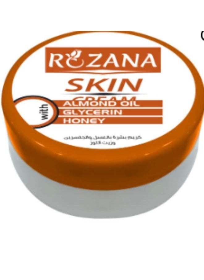 Sina Rozana skin cream with honey and glycerin 80 gm  - Image 1