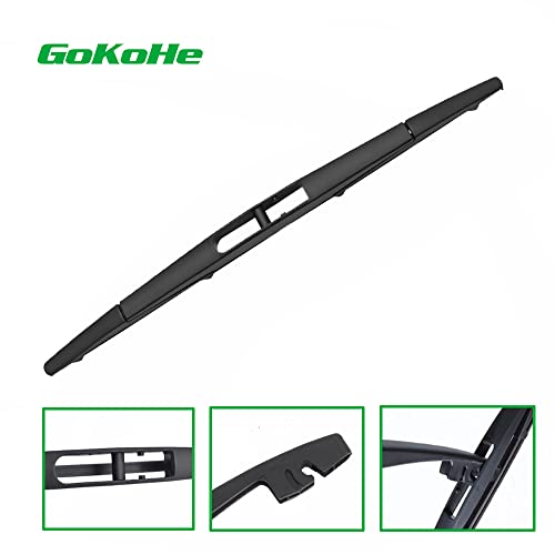 GoKoHe Front and Rear Windshield Wipers (pack of 3pcs) for 2005-2015 Nissan Armada 2004-2010 Infiniti QX56 2011-2014 Acura TSX 24" + 22" Front Windscreen Wiper and 12" Rear Wiper Blade - Image 4