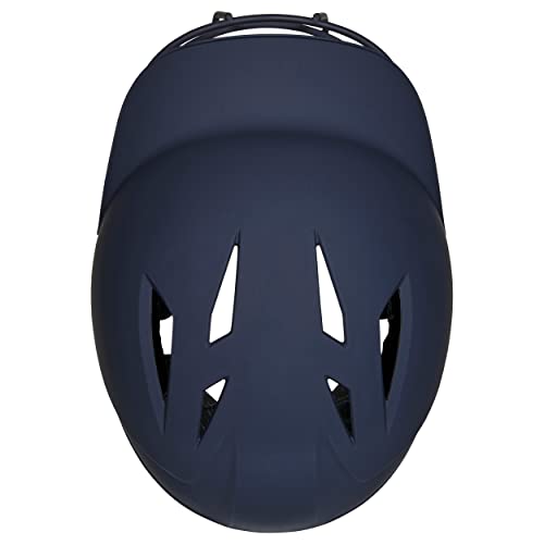 CHAMPRO HX Rise Fastpitch Softball Batting Helmet with Facemask in Solid Color Matte Finish Navy Medium - Image 5
