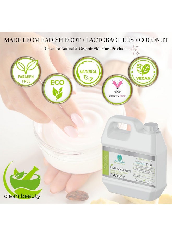 سكين بيرفيكشن - Leucidal® Sf حماية طبيعية كاملة وخالية من الساليسيليك من العصيات اللبنية لمكافحة الشيخوخة وفيتامين C وحمض الهيالورونيك وأمصال الوجه ومستحضرات التجميل للبشرة المثالية 4 أونصة - Image 1