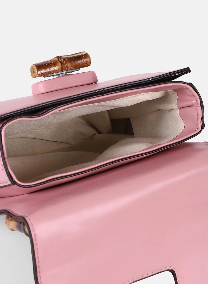 Haute Sauce The Bamboo-Curve Hand Bag