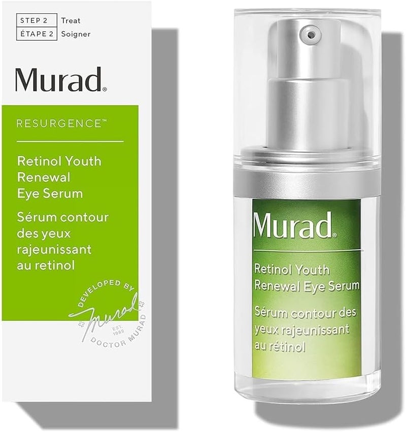 Murad Retinol Youth Renewal Eye Serum – Anti-Aging Treatment with Tri-Active Retinol, Hydrators & Botanical Extracts for Wrinkles, Puffiness & Dark Circles – 15ml - Image 1