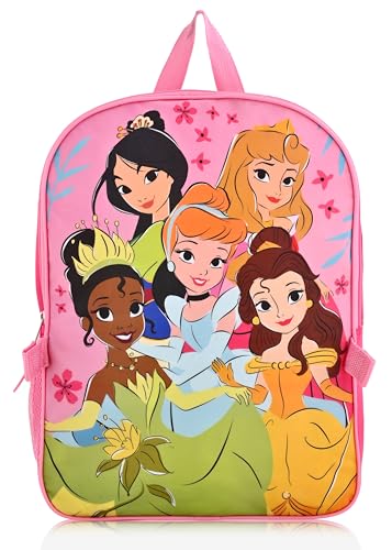 Fast Forward Disney Princess Backpack for School and Lunch Box for Kids | Kids Knapsack and Insulated Lunch Bag Lunch Box for Girls, Boys, Unisex | Disney Princess Pink Reusable Lunchbox Set - Image 3