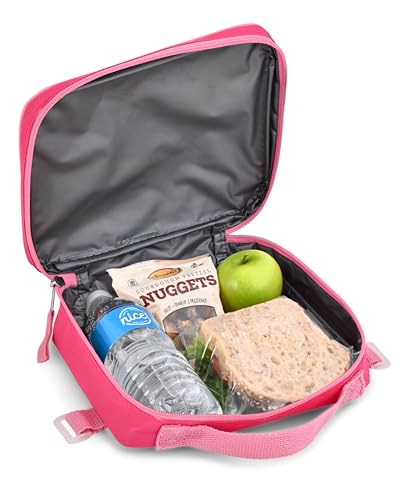 Fast Forward Disney Princess Backpack for School and Lunch Box for Kids | Kids Knapsack and Insulated Lunch Bag Lunch Box for Girls, Boys, Unisex | Disney Princess Pink Reusable Lunchbox Set - Image 4