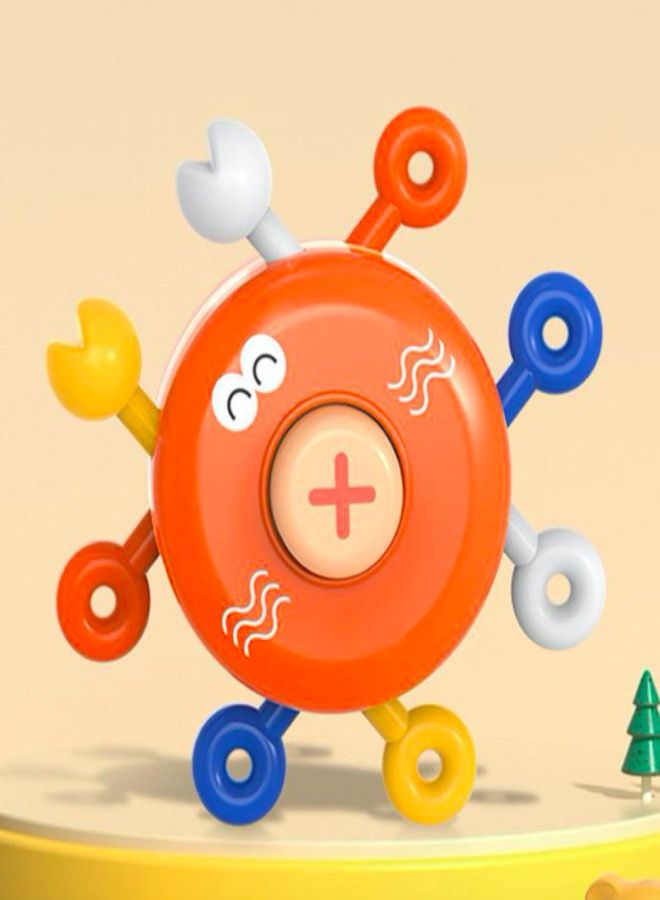 My Pumpkin Montessori Baby Activity Cube Toy Orange - Image 2
