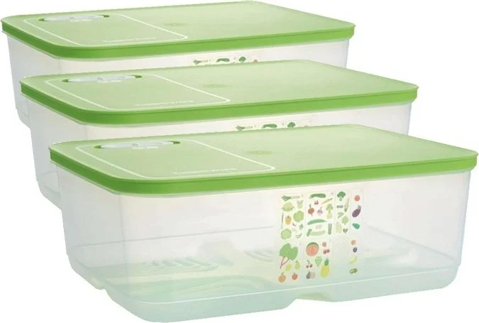 Tupperware Sera Refrigerator Storage Container 3 x 9.9 lt
