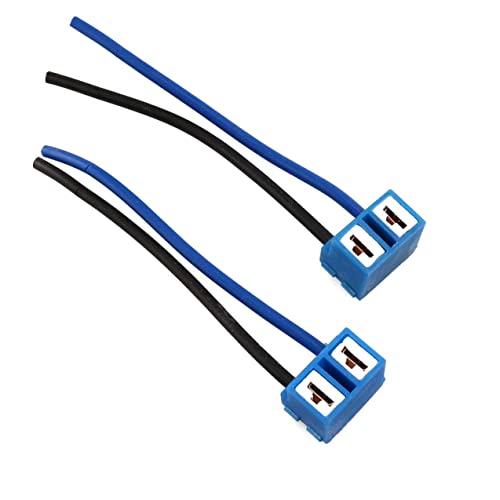 Auto Pearl H7 Wiring Harness Socket Holder Female Adapter Cable Plug for HID Headlight Fog Light lamp Bulb Set of 2 - Image 1