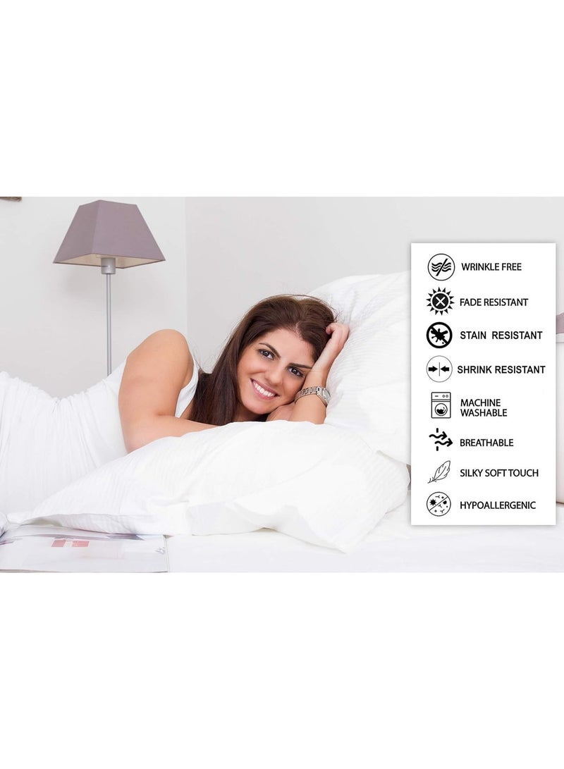 Lavish Touch Double Brushed Flannel 160 GSM Sheet Set Queen Pebble - Image 5