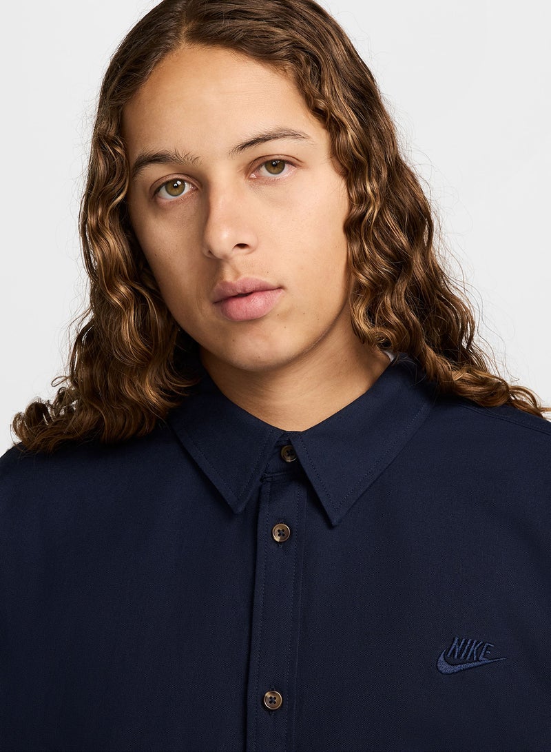 Nike Club Oxford Oversized Shirt - Image 3