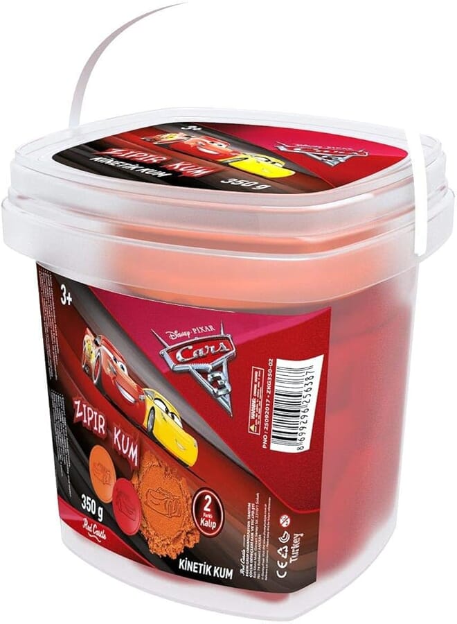 Red Castle Cecil Red Castle CARS – ZIPPY SAND (BUCKET – 350GR + 4 MOLDS)