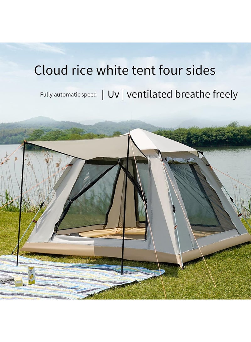 DubaiGallery Pop-up tent for 3 to 4 people - quick to set up - waterproof - lightweight - camping - climbing - fishing - survival - festivals - Image 3