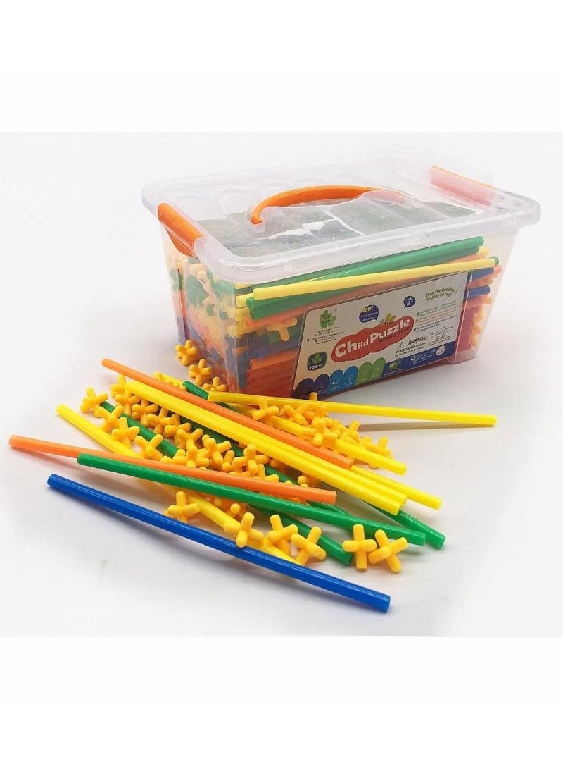 Flexible Construction Sticks  Connectors – Creative Building Toy for Kids - Image 3