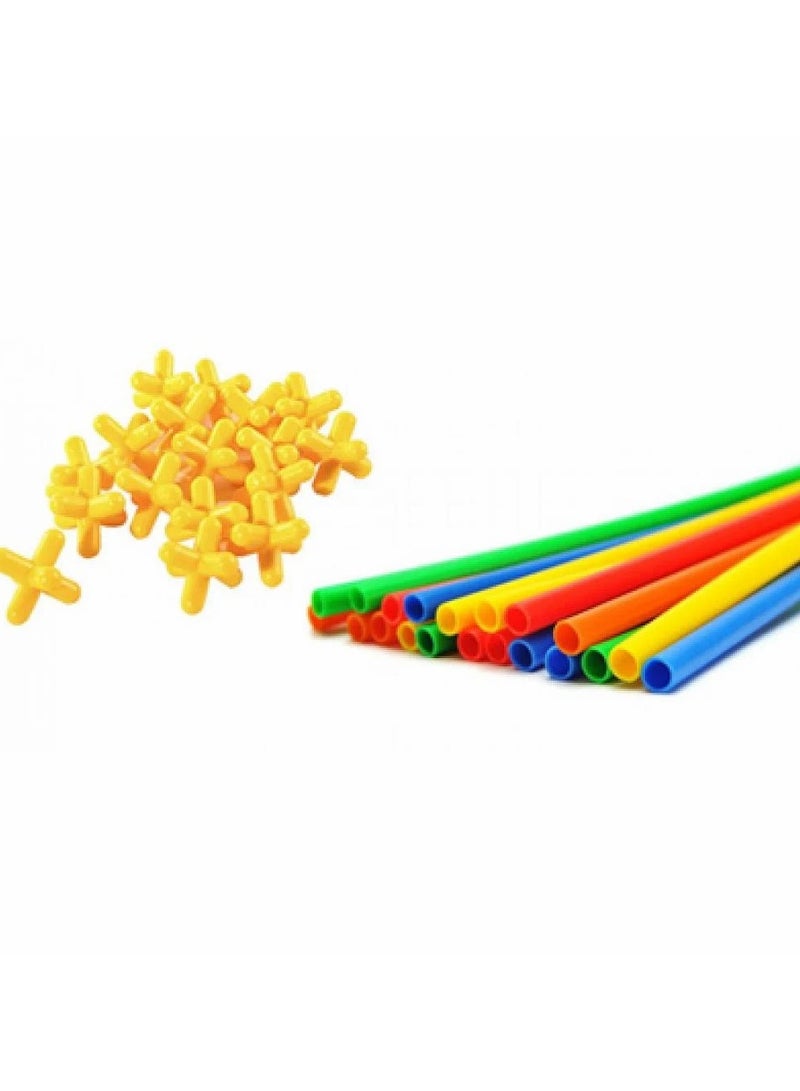Flexible Construction Sticks  Connectors – Creative Building Toy for Kids - Image 1