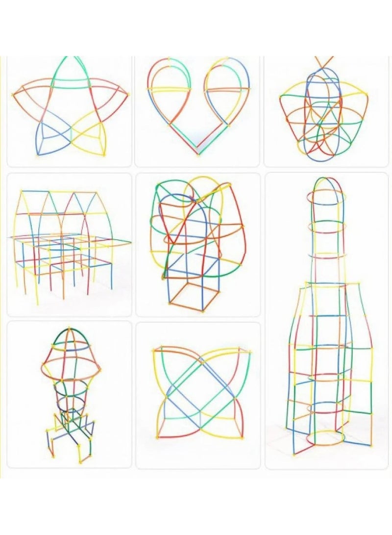 Flexible Construction Sticks  Connectors – Creative Building Toy for Kids - Image 4
