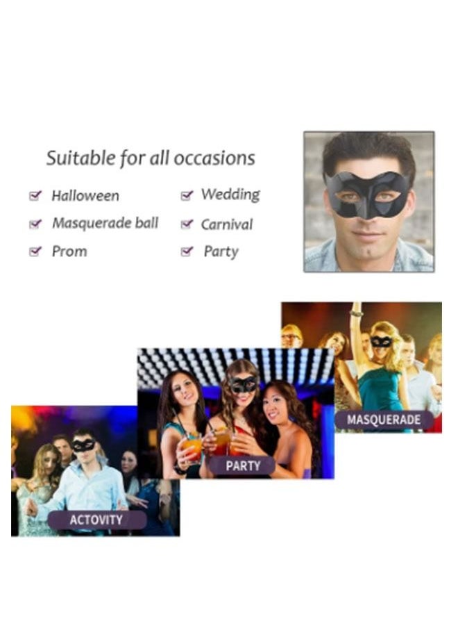 Ant 2 Piece Masquerade Mask for Couples, Ball Masks Half Face Mask  - Image 5