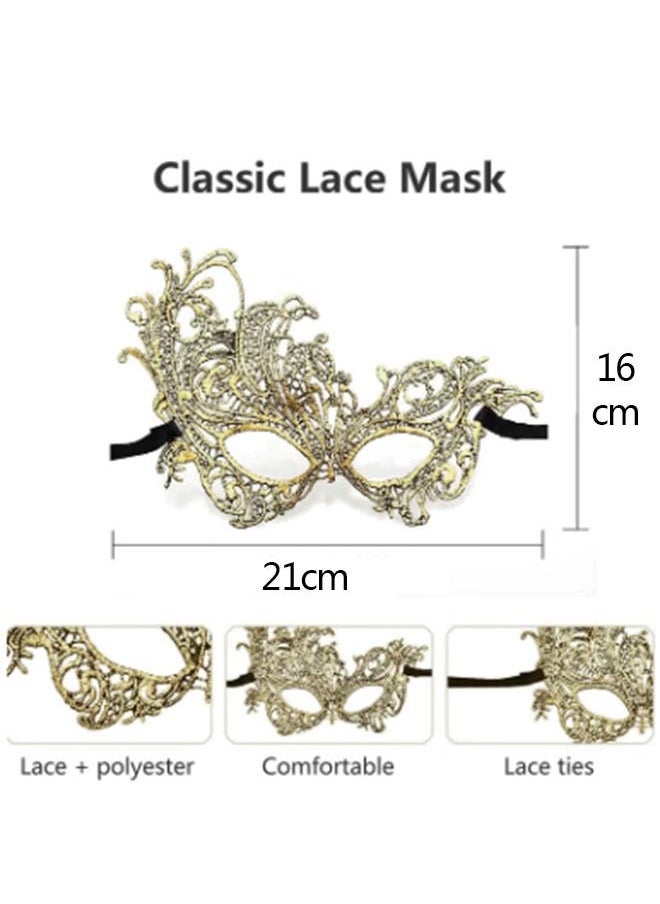 Ant 2 Piece Masquerade Mask for Couples, Ball Masks Half Face Mask  - Image 2