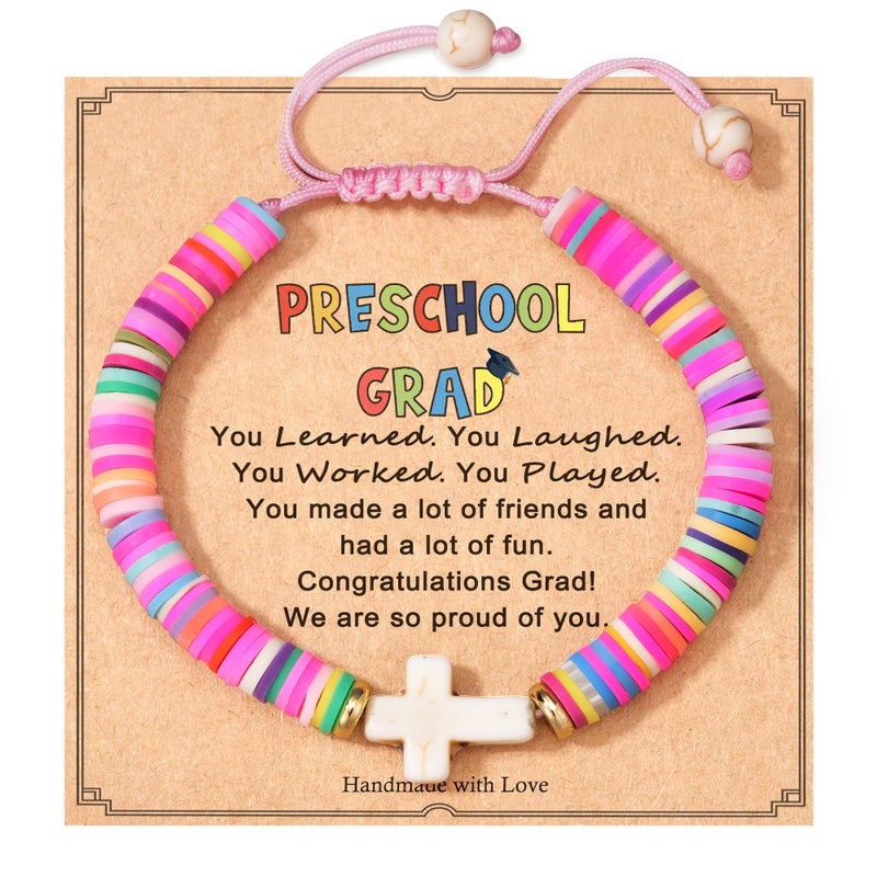 Shonyin Preschool Graduation Gifts for Girls, 2025 Preschool Pre k Prek Graduation Gifts Bracelet for Girls - Image 1