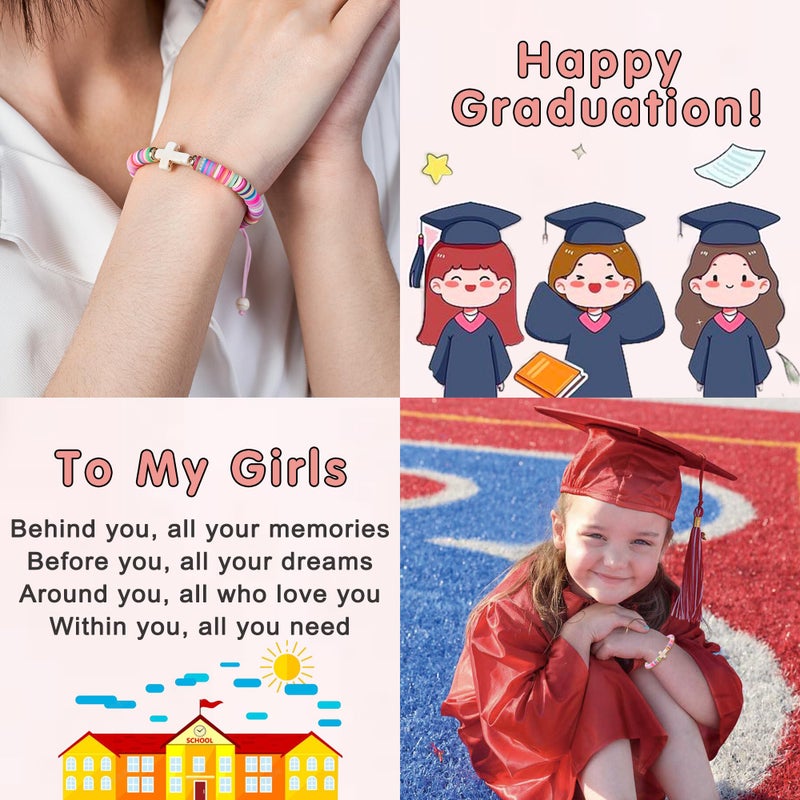 Shonyin Preschool Graduation Gifts for Girls, 2025 Preschool Pre k Prek Graduation Gifts Bracelet for Girls - Image 3