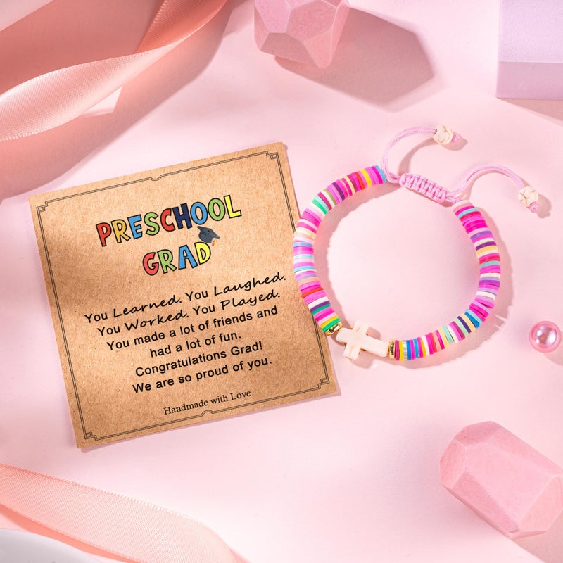 Shonyin Preschool Graduation Gifts for Girls, 2025 Preschool Pre k Prek Graduation Gifts Bracelet for Girls - Image 4