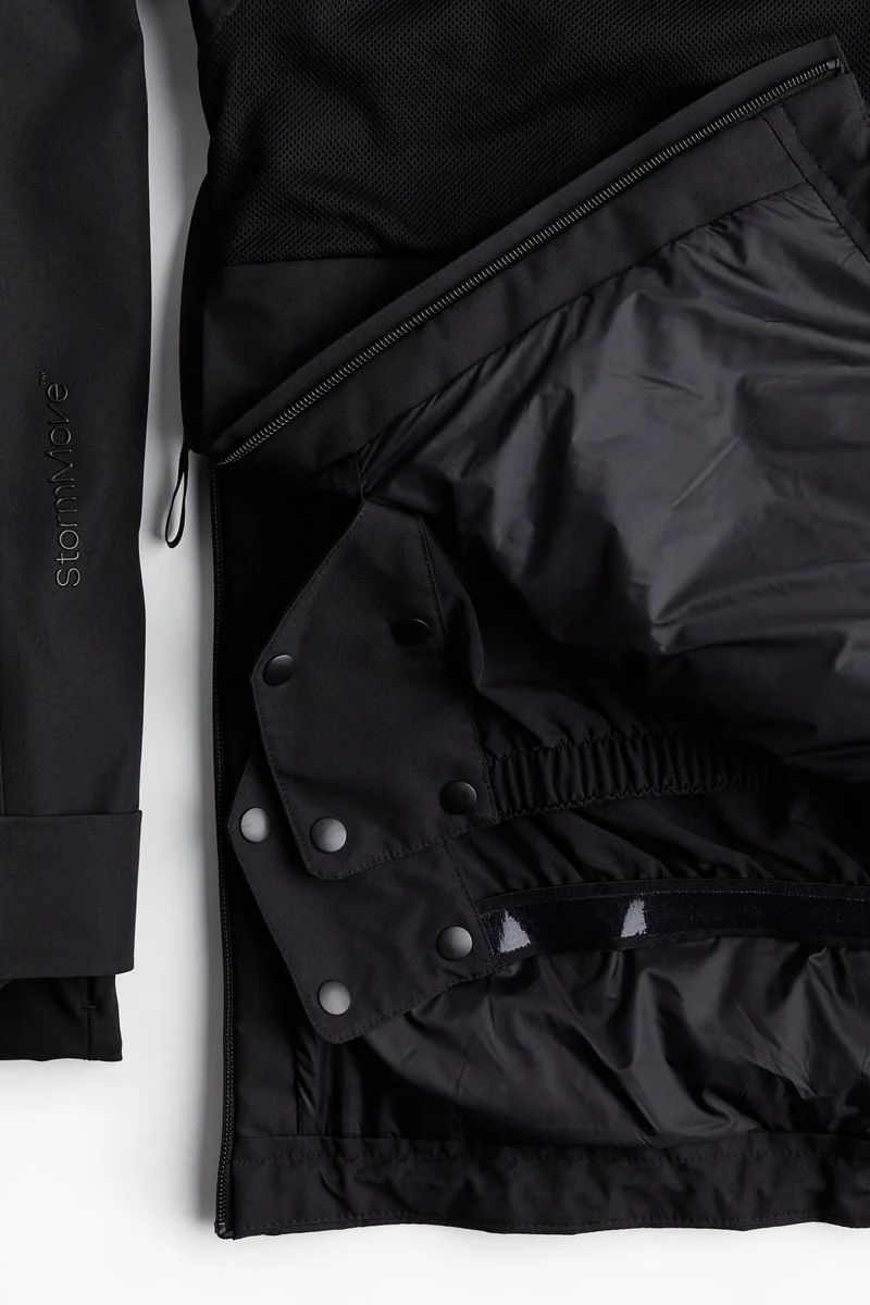 اتش اند ام Padded Ski Popover Jacket In Stormmove