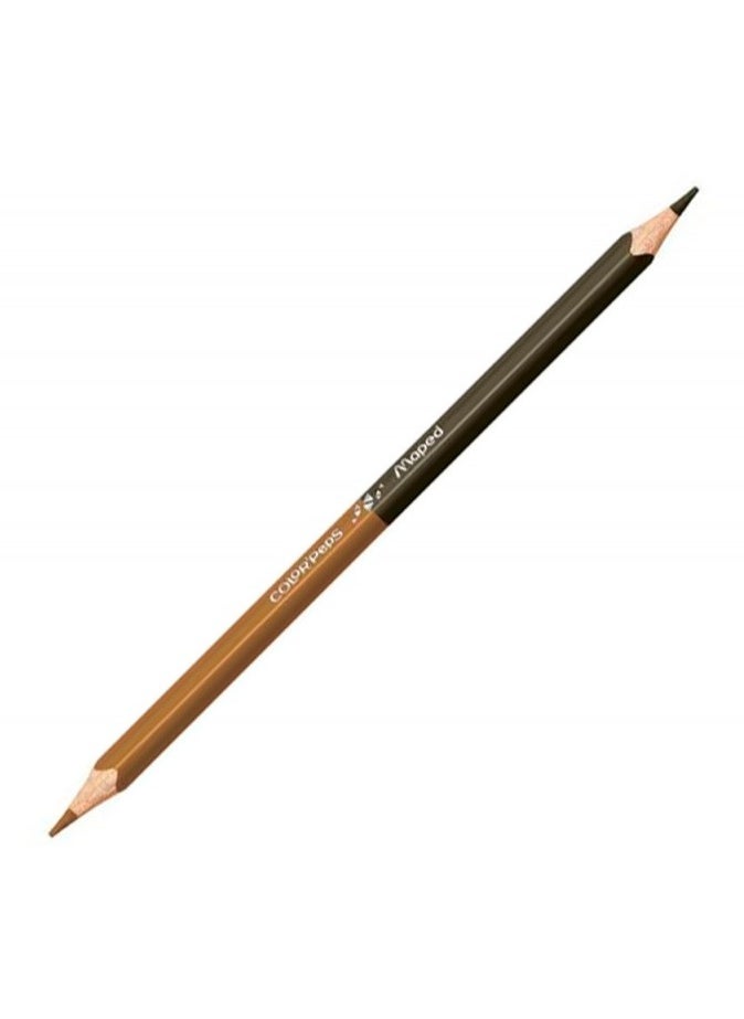 Maped 12 Wooden colors + 3 dual-ended colors in skin tones  - Image 3